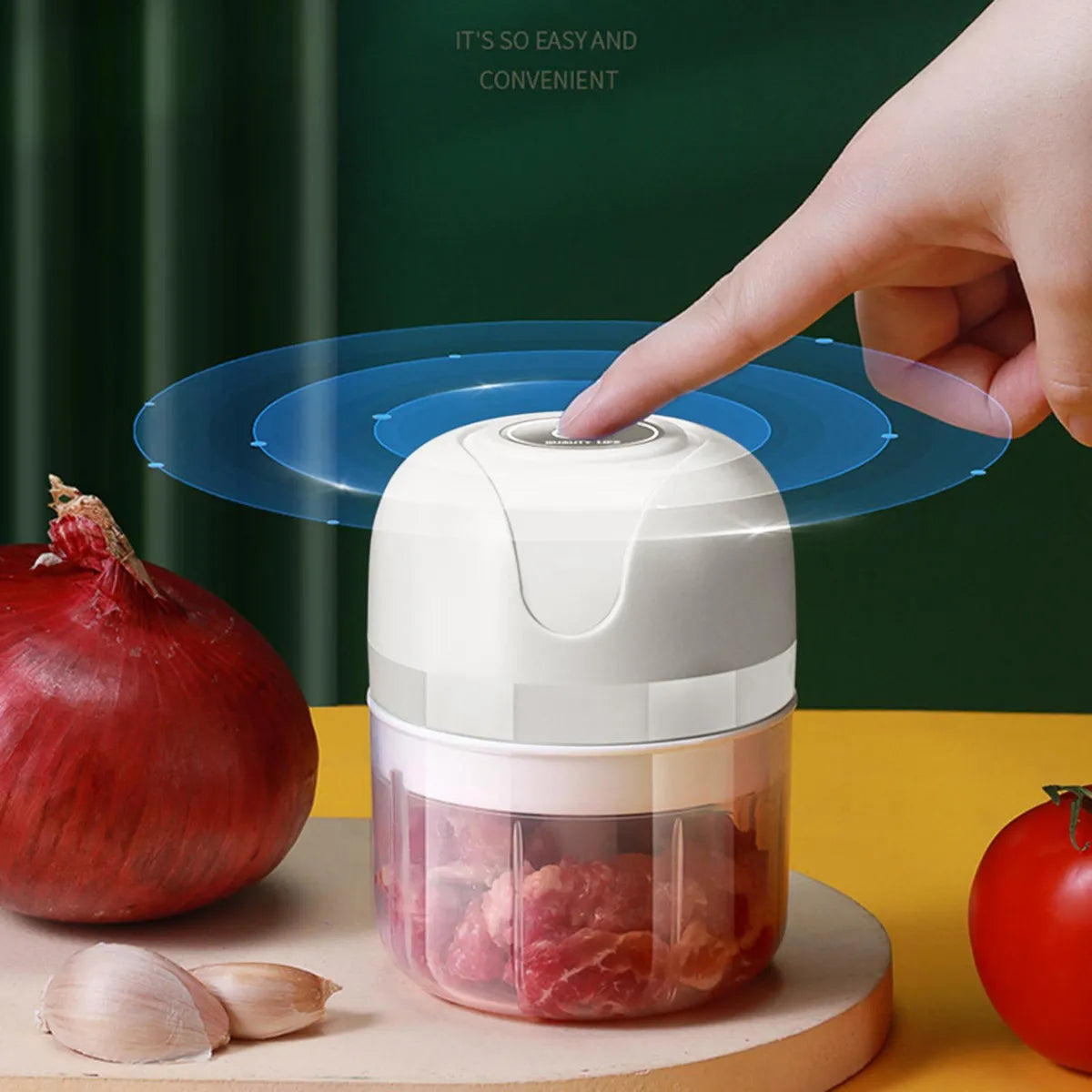 ¡Corta y pica sin más manos con olor a ajo, cebolla o ají!